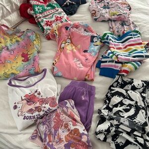Bundle of girls pjs/nightgowns